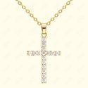 GNS - Gold Cross Necklace (CZN70G)