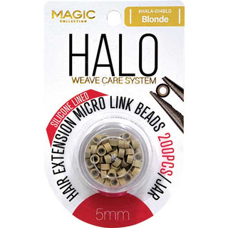 MAGIC COLLECTION - HALO MICRO LINK BEADS 200PC BLONDE