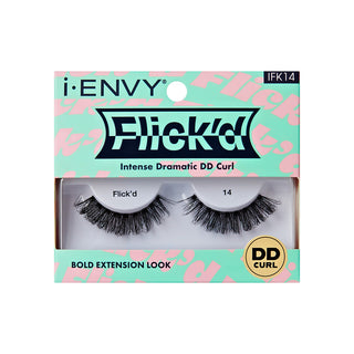 KISS - False Lashes Flick'd D-Curl Strip Lashes IFK14