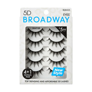 KISS - BROADWAY 5 PAIR MULTIPACK - 25