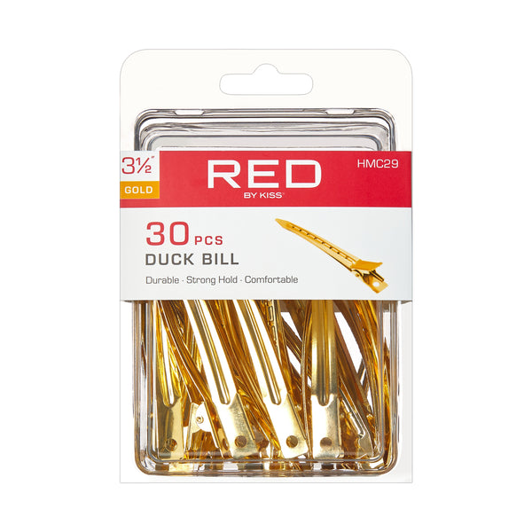 KISS - RED DUCK BILL 30PCS, GOLD COLOR