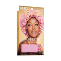 KISS - RED RUFFLE TIE BONNET XL BABY PINK