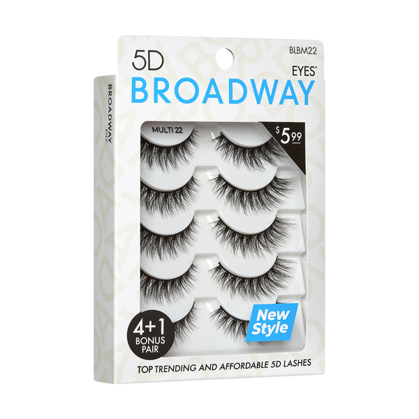 KISS - BROADWAY 5 PAIR MULTIPACK - 22