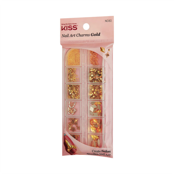 KISS - NAIL ART CHARMS - GOLD