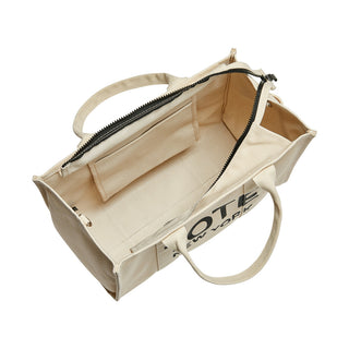 KISS - CANVAS TOTE BAG IVORY