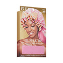 KISS - RED RUFFLE TIE BONNET BRAID BABY PINK