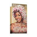 KISS - RED RUFFLE TIE BONNET BRAID HEARTS