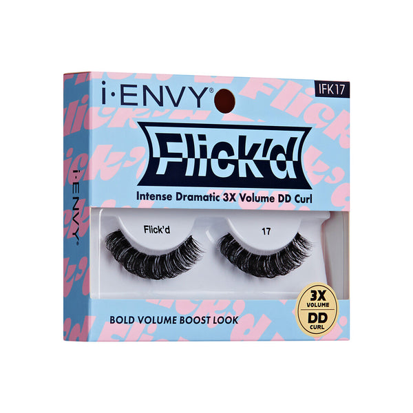 KISS - False Lashes Flick'd D-Curl Strip Lashes IFK17