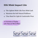 KISS - MINK IMPACT LITE 3D VEGANC LASHES MIL12