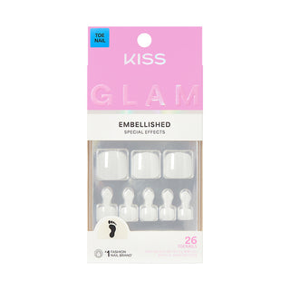 KISS - GLAM EMBELLISHED SPECIAL EFFECTS TOE NAIL