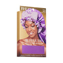 KISS - RED RUFFLE TIE BONNET BRAID LAVENDER