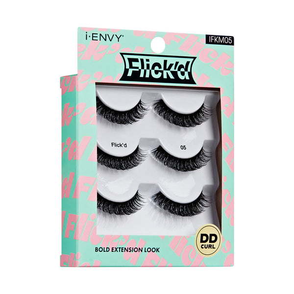KISS - False Lashes Flick'd DD-Curl Strip Lashes Multi IFKM05