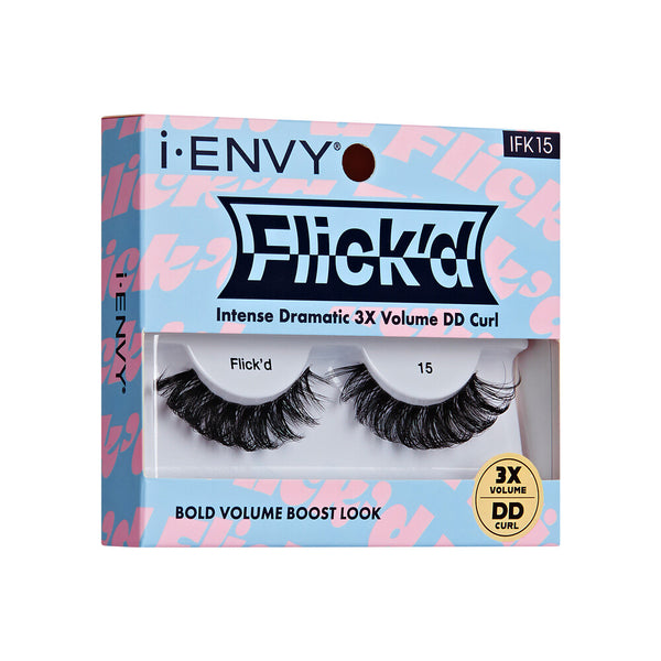 KISS - False Lashes Flick'd D-Curl Strip Lashes IFK15