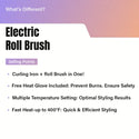 KISS - RED ELECTRIC HEAT ROLL BRUSH 1.5