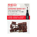 KISS - ELECTRIC NAIL FILE SANDING BANDS W/ BIT