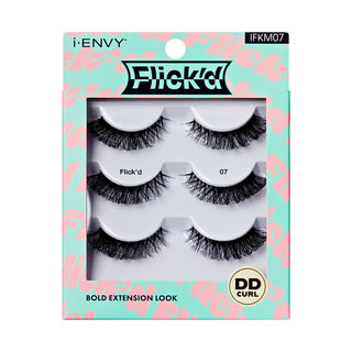 KISS - False Lashes Flick'd DD-Curl Strip Lashes Multi IFKM07