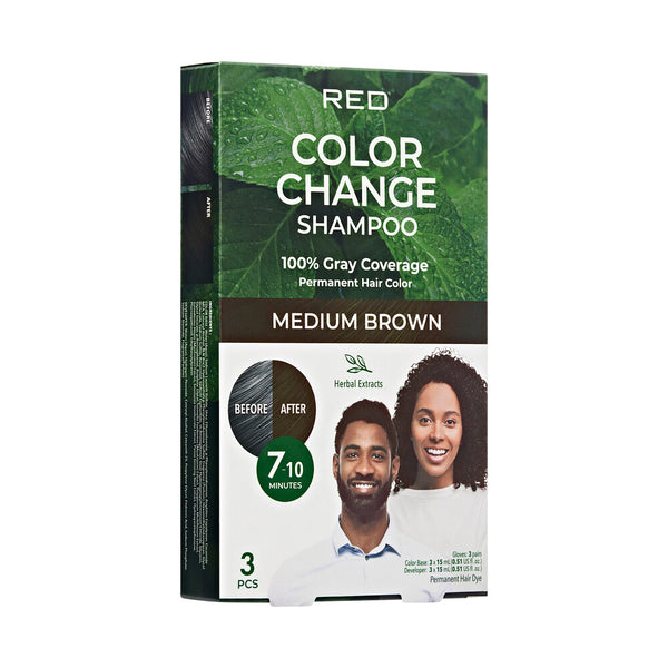 KISS - COLOR CHANGE SHAMPOO MEDIUM BROWN
