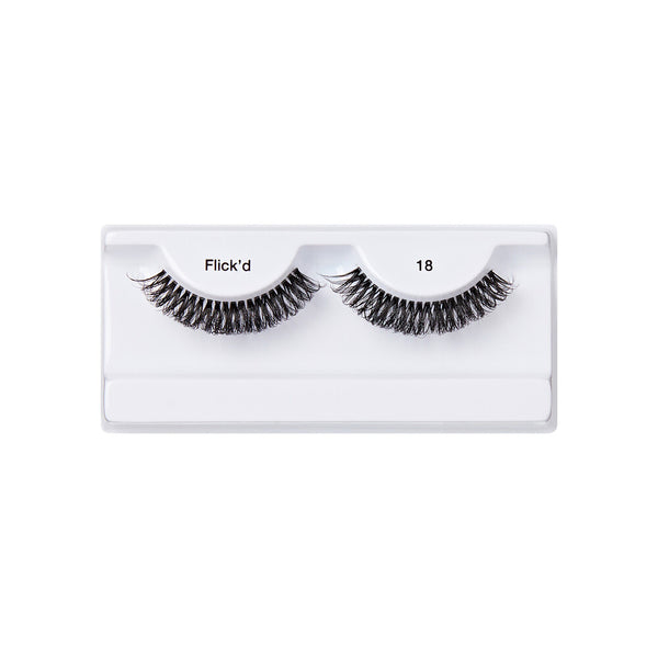 KISS - False Lashes Flick'd D-Curl Strip Lashes IFK18