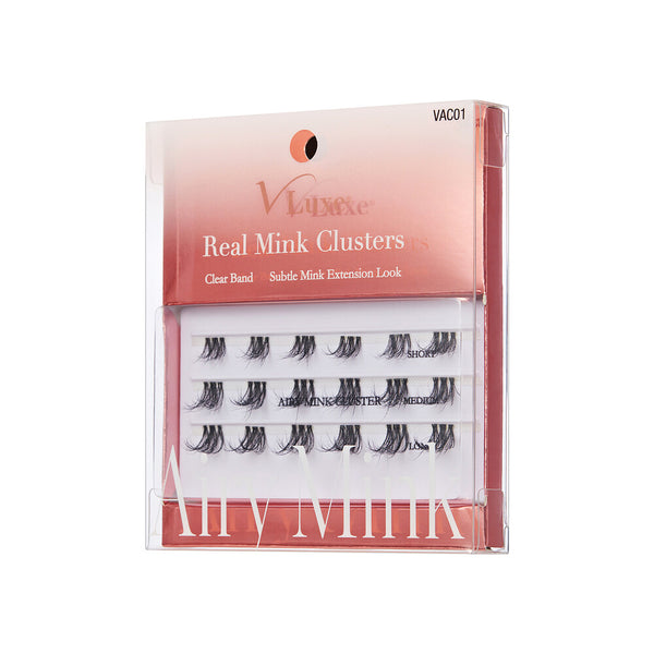 KISS - VLE AIRY MINK CLUSTERS EYELASHES 01