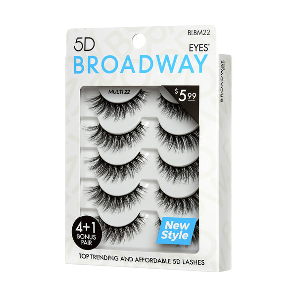 KISS - BROADWAY 5 PAIR MULTIPACK - 22