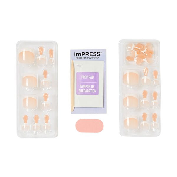 KISS - IMPRESS TOENAILS - PURE HEARTED