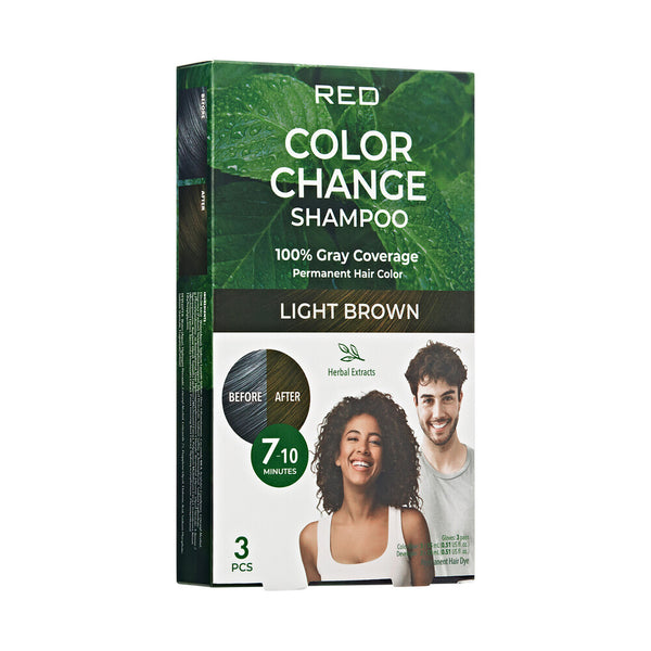 KISS - COLOR CHANGE SHAMPOO LIGHT BROWN
