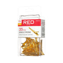 KISS - RED SINGLE PRONG 35PCS GOLD