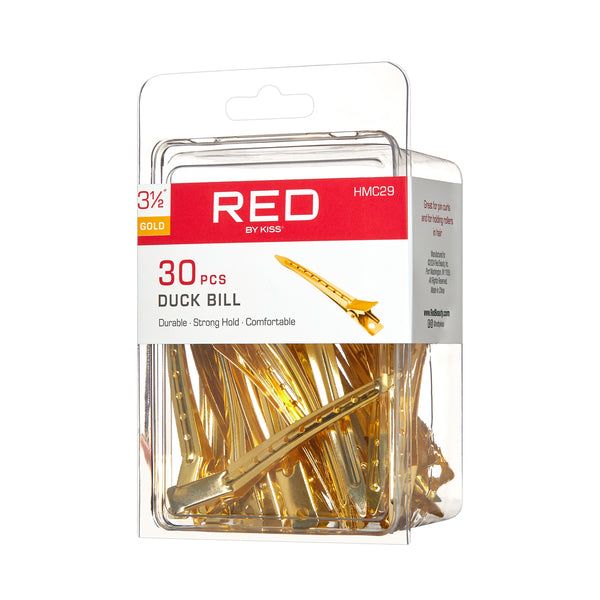 KISS - RED DUCK BILL 30PCS, GOLD COLOR