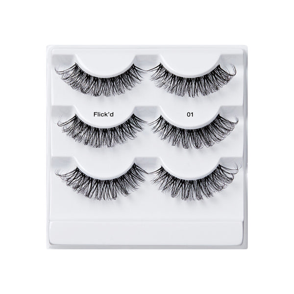 KISS - False Lashes Flick'd LD-Curl Strip Lashes Multi IFKM01