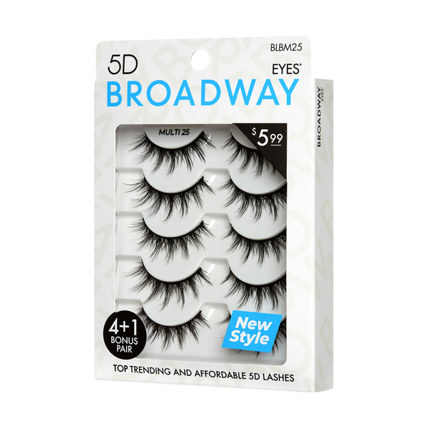 KISS - BROADWAY 5 PAIR MULTIPACK - 25