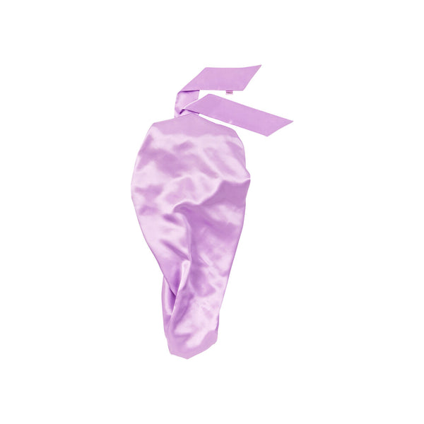 KISS - RED RUFFLE TIE BONNET BRAID LAVENDER