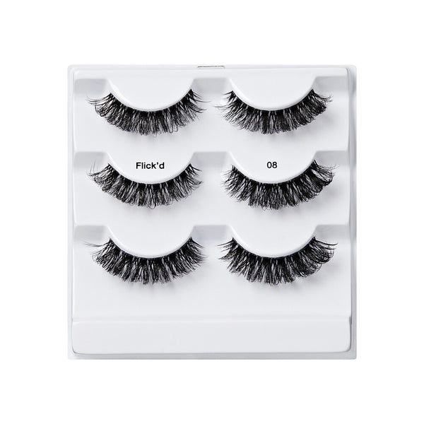 KISS - False Lashes Flick'd DD-Curl Strip Lashes Multi IFKM08