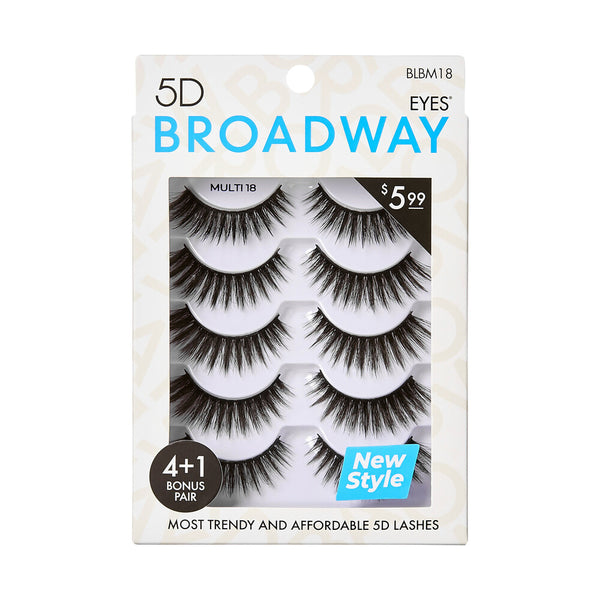 KISS - BROADWAY 5 PAIR MULTIPACK - 18