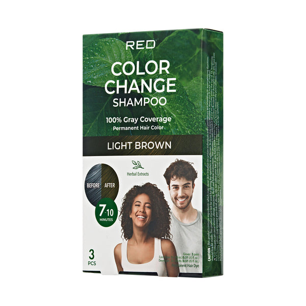 KISS - COLOR CHANGE SHAMPOO LIGHT BROWN