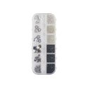 KISS - NAIL ART CHARMS - SILVER