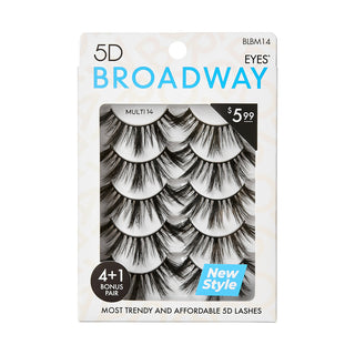 KISS - BROADWAY 5 PAIR MULTIPACK - 14