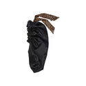 KISS - RED RUFFLE TIE BONNET BRAID BLACK
