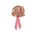 KISS - RED RUFFLE TIE BONNET XL HEARTS