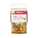 KISS - RED SINGLE PRONG 35PCS GOLD