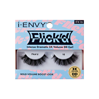 KISS - False Lashes Flick'd D-Curl Strip Lashes IFK16