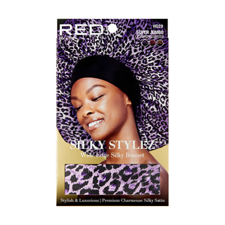 KISS - RED SILKY BONNET SJ LEOPARD