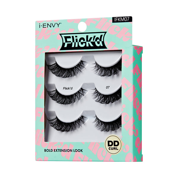 KISS - False Lashes Flick'd DD-Curl Strip Lashes Multi IFKM07
