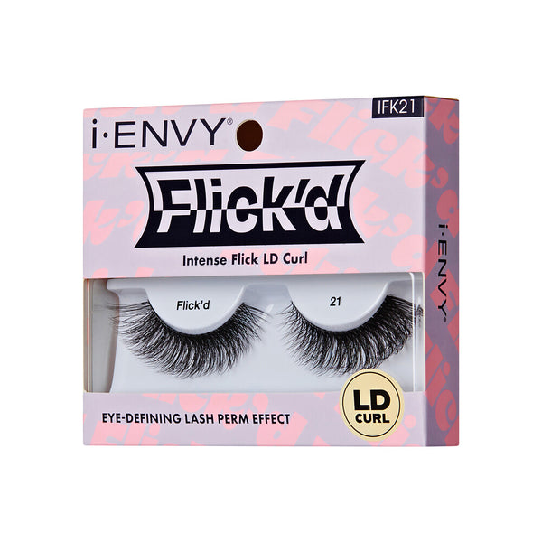 KISS - False Lashes Flick'd LD-Curl Strip Lashes IFK21