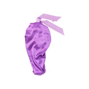 KISS - RED RUFFLE TIE BONNET BRAID LAVENDER