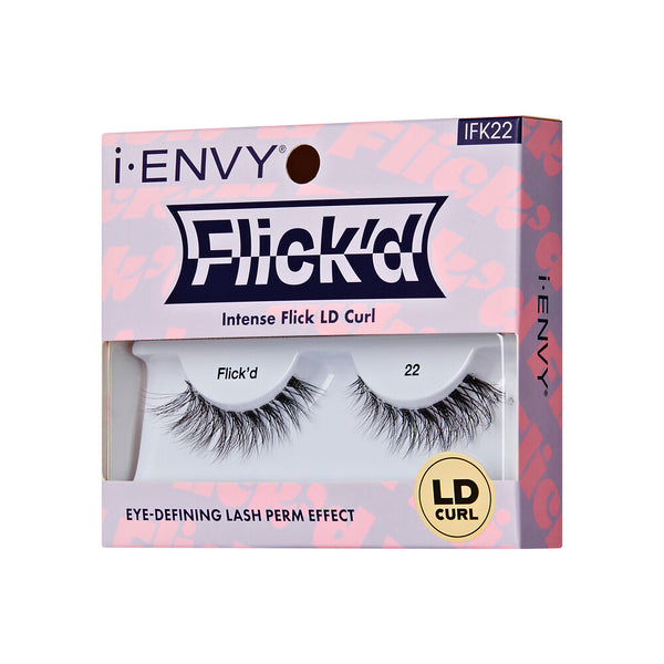 KISS - False Lashes Flick'd LD-Curl Strip Lashes IFK22