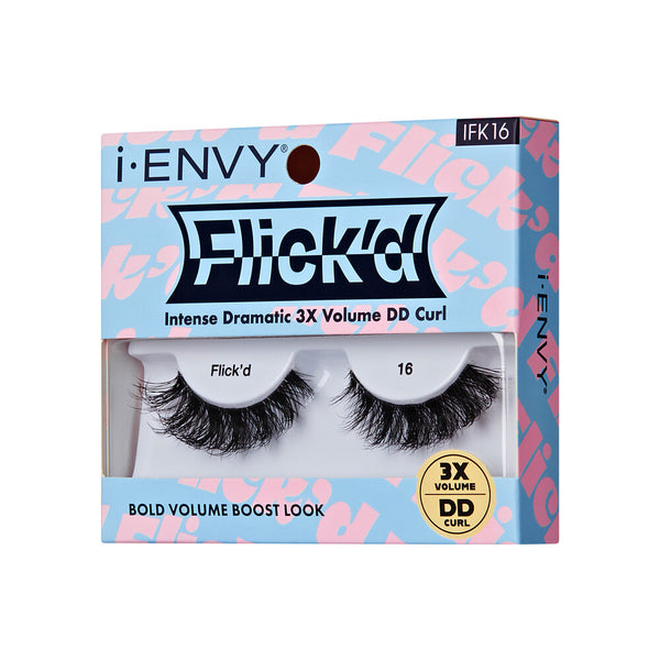 KISS - False Lashes Flick'd D-Curl Strip Lashes IFK16