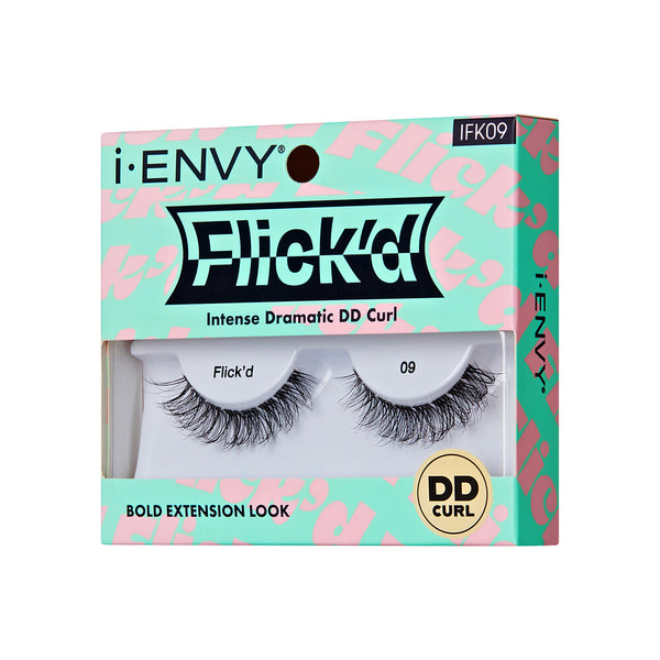 KISS - False Lashes Flick'd D-Curl Strip Lashes IFK09