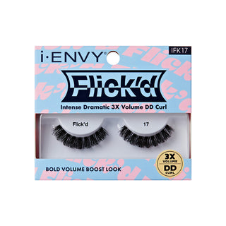 KISS - False Lashes Flick'd D-Curl Strip Lashes IFK17