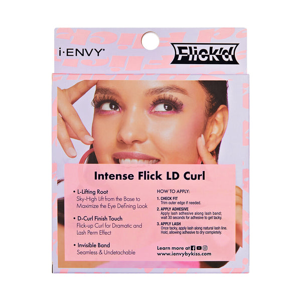 KISS - False Lashes Flick'd LD-Curl Strip Lashes Multi IFKM01