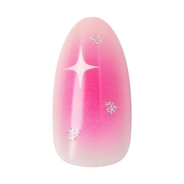 KISS - CORE DESIGN TREND SPRING GLUE-ON NAIL MEDIUM - MY TIME
